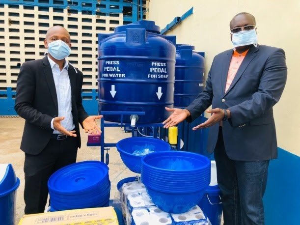 COVENANT NEWSPAPER - SIERRA LEONE BREWERY DONATE HYGIENE ITEMS TO WELLINGTON & CALABA TOWN COMMUNITIES1