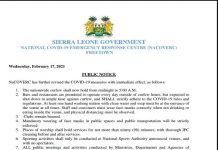 National Covid-19 Emergency Response Centre (NACOVERC) – Public Notice National Covid-19 Emergency Response Centre (NACOVERC) - Public Notice