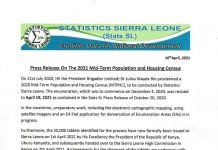 Press Release on the 2021 Mid-Term Population and Housing Census Press Release on the 2021 Mid-Term Population and Housing Census