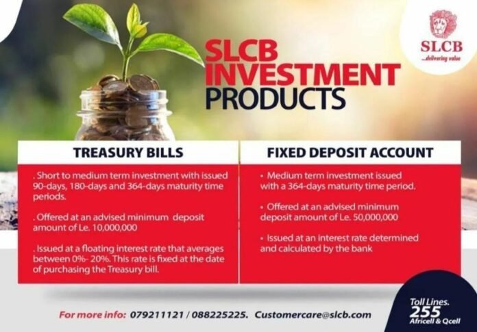 slcb launches lucrative investment products for customers